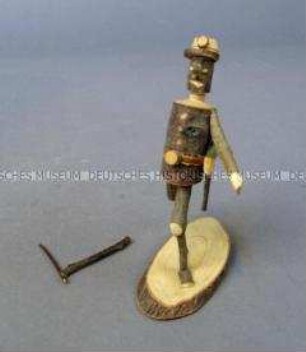 Holzfiguren Diorama zur Landwirtschaft (Polizist)