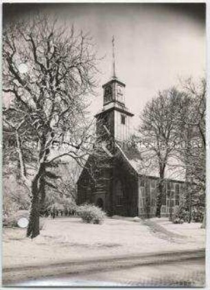 Winterlandschaft, Hamburg, Nienstedten, Kirche