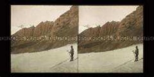 Blick zum Glockner von der Pfandelscharte
