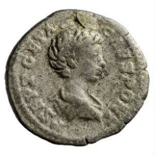 Münze, Denar, 200 - 202 n. Chr.