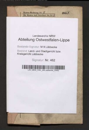 Erblasser: Gebe, Anne Marie Engel, geb. Schaefer: