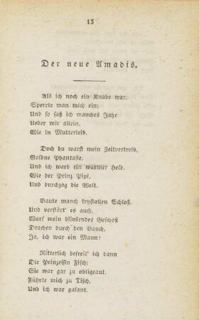 Der neue Amadis.