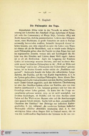 Die Philosophie des Yoga
