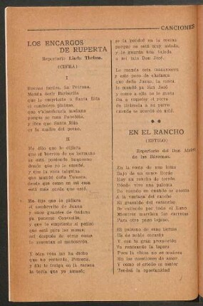 En el rancho : (Estilo)