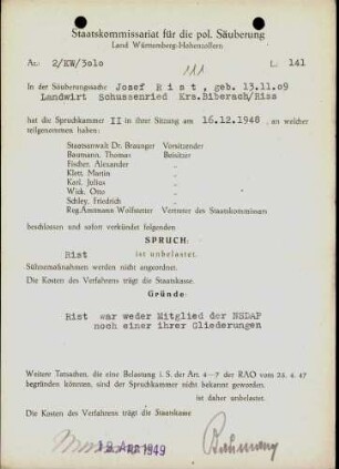 Rist, Josef