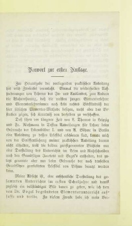 Vorwort zur ersten Auflage