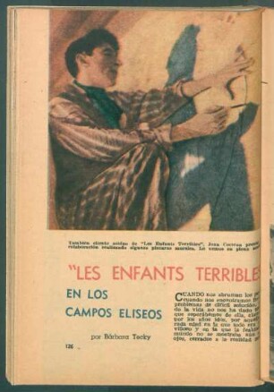 "Les Enfants Terribles" en los Campos Eliseos