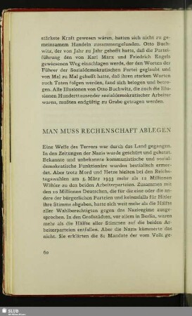 Man Muss Rechenschaft Ablegen