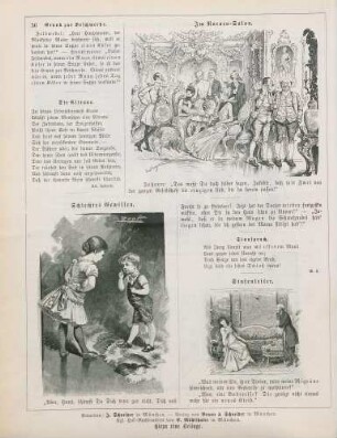 "Im Rococo-Salon" "Schlechtes Gewissen" "Stufenleiter"