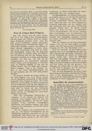 Materialien für Linoleumschnitt