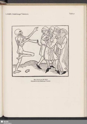 Tafel 28: L. Baehr, Heidelberger Totentanz