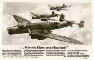 Anti-englische Propagandapostkarte