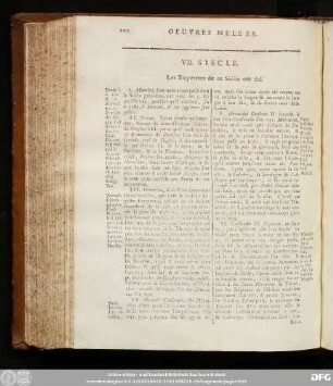 VII. Siecle. Les Empereurs de ce Siécle ont été.
