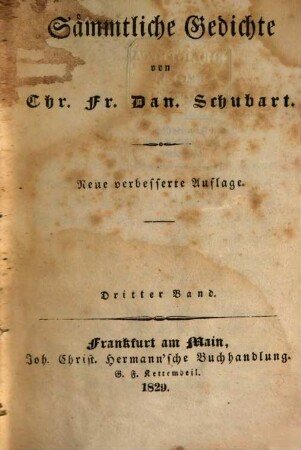 Sämmtliche Gedichte, 3