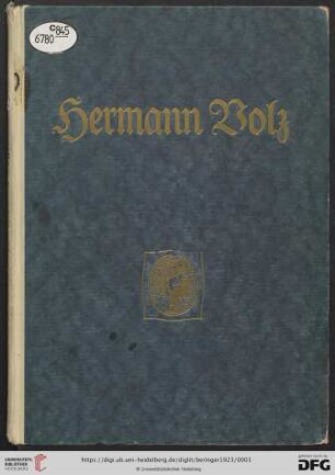 Hermann Volz : sein Leben und Schaffen