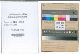Entnazifizierung Paul Nentwig , geb. 08.04.1894 (Baufuehrer)