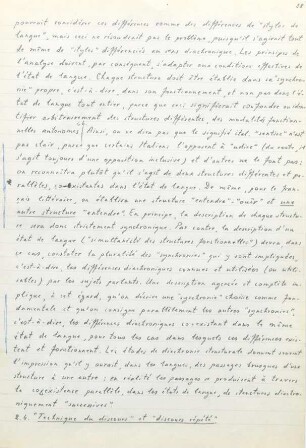28-34, 2.4 « Technique du discours » et « discours répété »