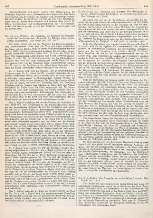 644-646 [Rezension] Hornig, Barbara, Das Prosagebet der nachexilischen Zeit