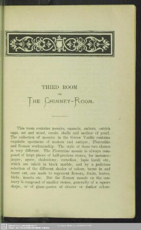 Third room or The Chimney-Room