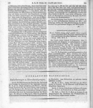 König, G.: Diss. inaug. physiologico-pathologica sistons experimenta quaedam circa sanguinis inflammatorii et sani qualitatem diversam instituta. Bonn 1824