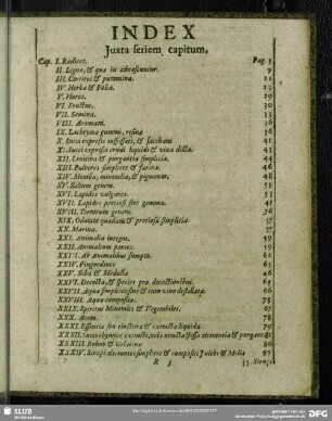 Index. Juxta seriem capitum