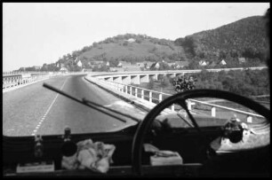 Kirchheim/Teck: Autobahn, Auffahrtsrampe zur Alb, bei Kirchheim/Teck