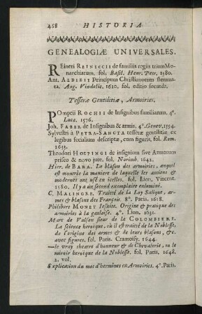 468-469, Genealogiae Universales.