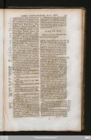 Caput XIV. Doctrina de Coena Domini in Libro Concordiae Bergensis.