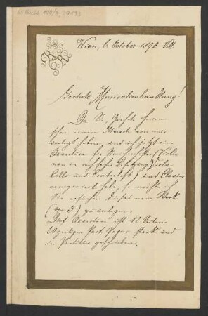 Brief an B. Schott's Söhne : 06.10.1890