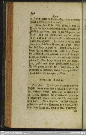 Neunter Abschnitt. October 1793