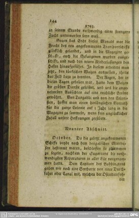 Neunter Abschnitt. October 1793