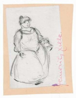 Frau mit Bündel