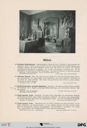 Möbel (Nr. 100-129)