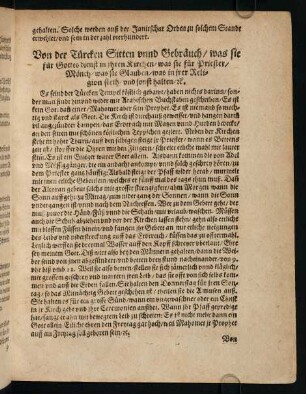 H4r-L4r, Von der Türcken Sitten unnd Gebräuch, ...