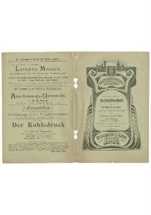 Kinematographie - Rezensionen diverser Veröffentlichungen der Fa. Liesegang