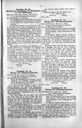 In nicht öffentlicher Sitzung (93,94,95,96.), 27. Februar 1907