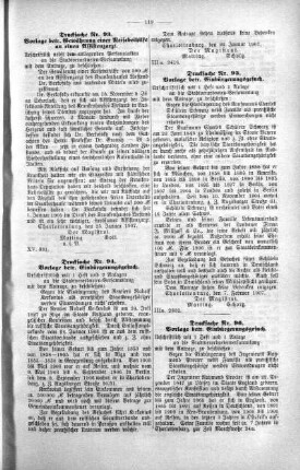 In nicht öffentlicher Sitzung (93,94,95,96.), 27. Februar 1907