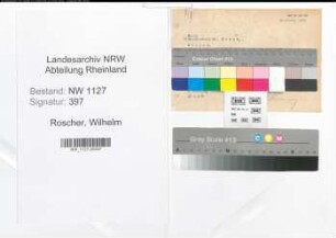 Entnazifizierung Wilhelm Roscher , geb. 00.00.0000 (Friseur)