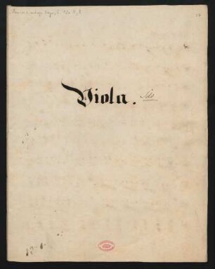 Viola solo