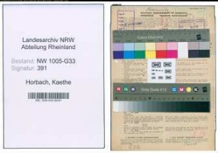 Entnazifizierung Kaethe Horbach , geb. 25.11.1899 (Lehrerin)
