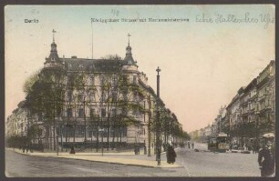 Ansichtskarte Marineministerium, Königgrätzer Straße, Stresemannstraße