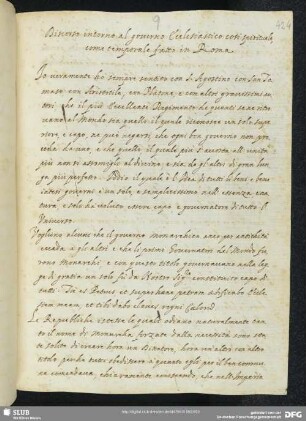 [Faszikel 13:] Discorso intorno al governo ecclesiastico cosi spirituale, come temporale