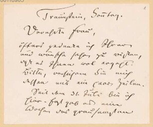 Ferdinand Gregorovius (1821-1891) Nachlass: Briefe und Karten von Ferdinand Gregorovius an Josephine von Kaulbach - BSB Kaulbach-Archiv III. Gregorovius, Ferdinand