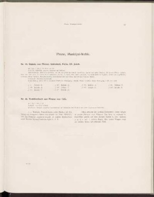 Pirano, Munizipal-Archiv.
