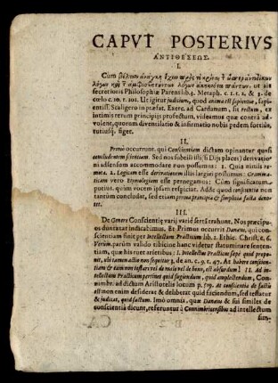 Caput Posterius [Antitheseos].