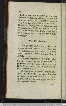 Von der Bräune