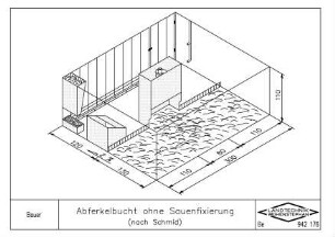 Abferkelbucht ohne Sauenfixierung (nach SCHMID)