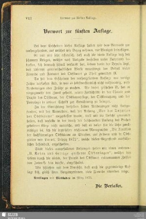 Vorwort zur fünften Auflage