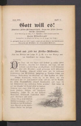 Heft 6. Juni 1894