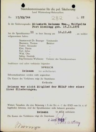 Reimann, Elisabeth